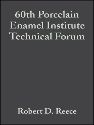 cover image of 60th Porcelain Enamel Institute Technical Forum